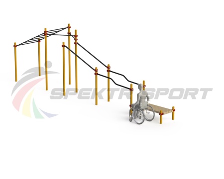 Купить Спортивный комплекс для инвалидов-колясочников WRK-D22_76mm в Зеленогорске 